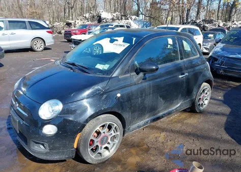 2015 Fiat 500 Sport z USA, uszkodzony, nr VIN 3C3CFFBR1FT710406